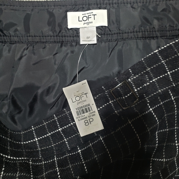 Ann Taylor LOFT Women's Plaid Mini Skirt 8P NWT - Picture 7 of 8